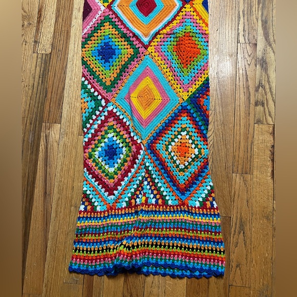 Alix Pinho Crochet Patchwork Skirt - Picture 3 of 6